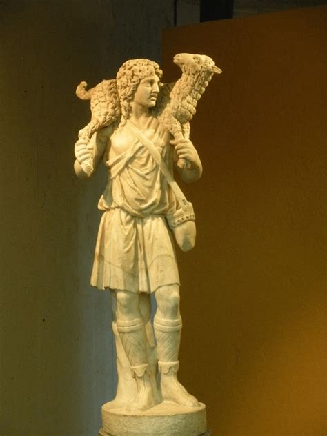 Roman Depiction Of Jesus From The Third Century Ce The Good Shepard