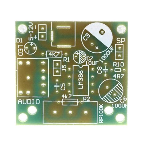 Lm Super Mini Audio Amplifier Diy Kit Board X Mm V