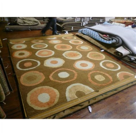 Safavieh Safavieh Sierra Collection Sra404a Ivory Rust Rug 6 X 6