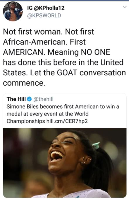 Simone Biles The Goat Rwholesomebpt