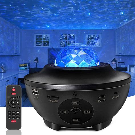Fuqiduo Proiettore LED cielo stellato, proiettore Galaxy con ...