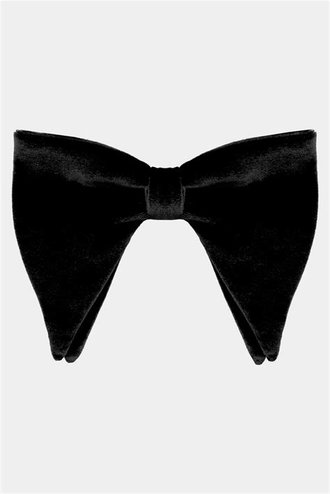 Oversized Black Bow Tie | Gentleman's Guru