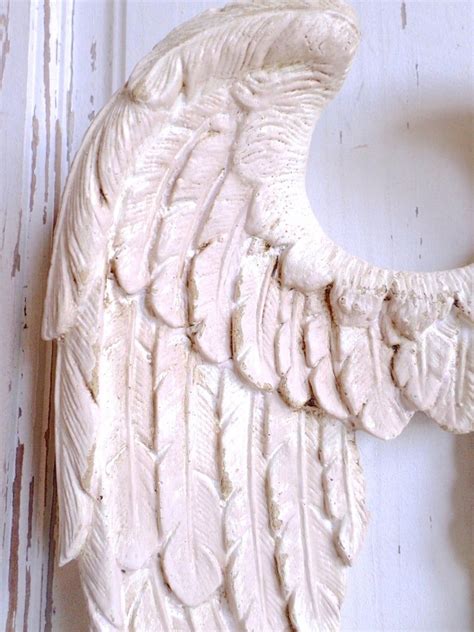 Shabby Chic Angel Wings Vintage Finish Wall Decor Shabby Etsy Shabby Chic Angel Wings Angel