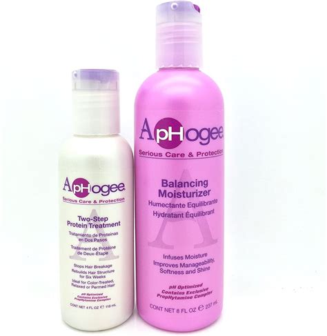 ApHogee Two Step Protein Treatment 118ml & Balancing Moisturizer 237ml ...