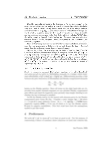 SOLUTION Microeconomics Lecture Notes Studypool