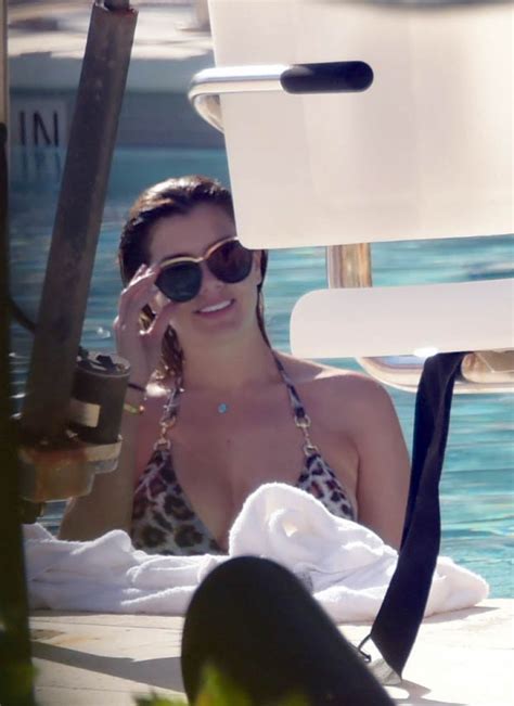 IMOGEN THOMAS In Bikini At A Pool In Miami HawtCelebs