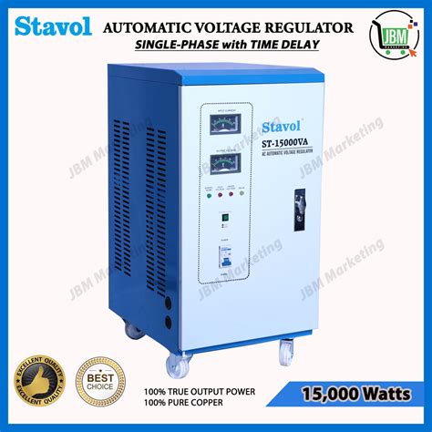 Stavol By Jbm Avr Automatic Voltage Regulator Copper Single Phase