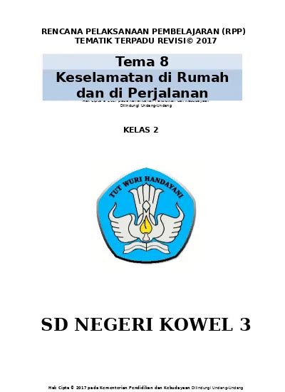 Rpp Kelas 2 Tema 8 Sub Tema 2