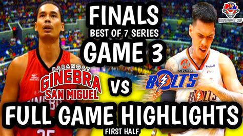 PBA GOV S CUP FINALS GAME 3 BRGY GINEBRA Vs MERALCO FULL GAME