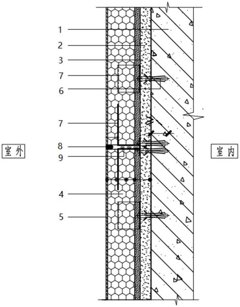 一种保温装饰板外墙外保温结构的制作方法