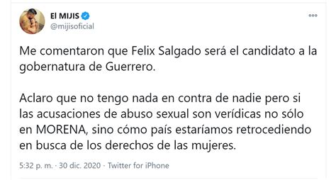 La Sombra De Las Acusaciones Sexuales Contra Félix Salgado Macedonio El Ahora Candidato De