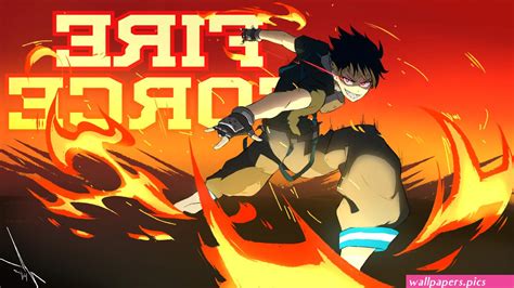 Anime Fire Force Hd Wallpapers And Backgrounds Wallpapers Pics