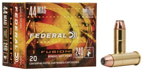 Federal Premium Centerfire Handgun Ammunition 44 Magnum 240 Grain