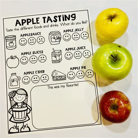 Apple Kindergarten Activities