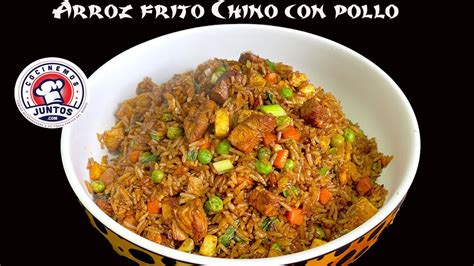 Arroz frito chino con pollo Rico fácil y delicioso YouTube