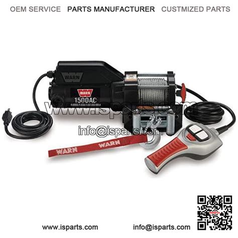 ac  electric utility winch  lbs capacity black