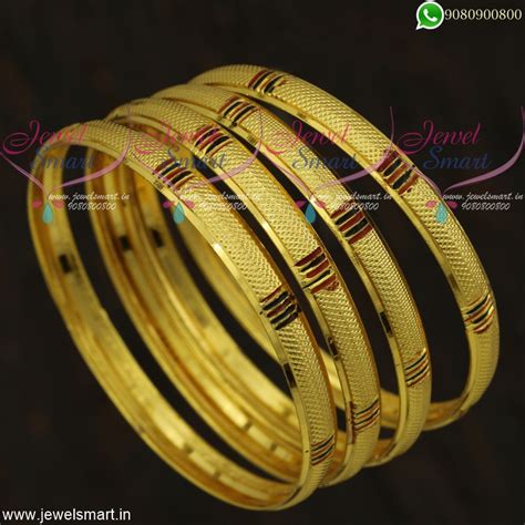 235 Gbl1268 22k Fine Gold Bangles Set Of 3 Pair Gold Bangle Set Gold