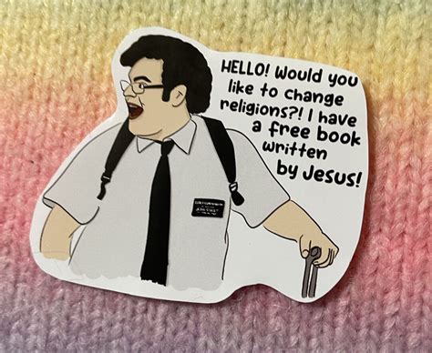 Elder Cunningham Josh Gad Book of Mormon Quote Sticker - Etsy