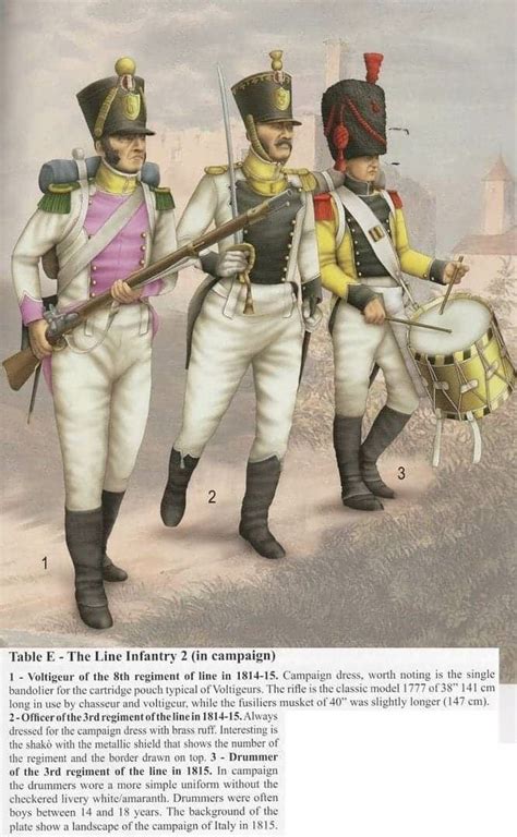 Épinglé par Marnic Speleers sur French infantry Napoleonic Royaume