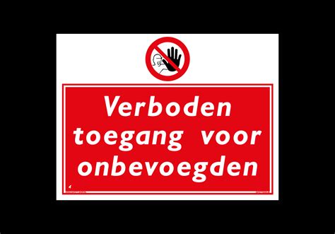 Verbodsborden En Stickers Kopen Onlinesafetyshop