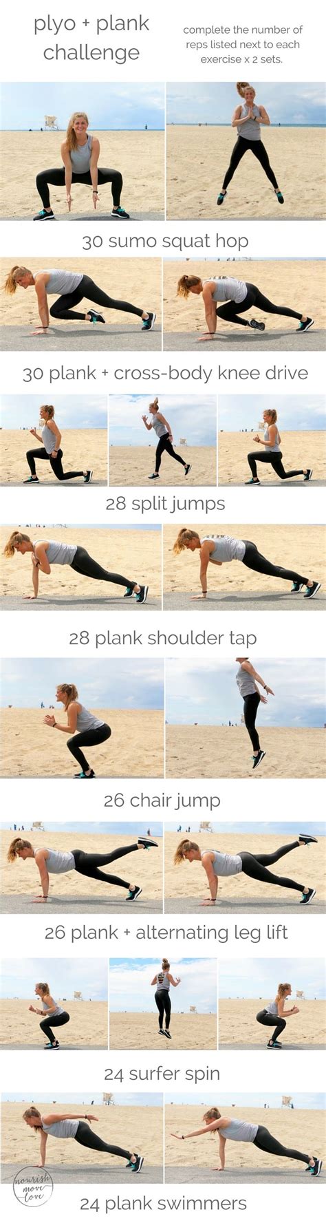 Plank Plyo Bodyweight Workout Nourish Move Love Plyometric