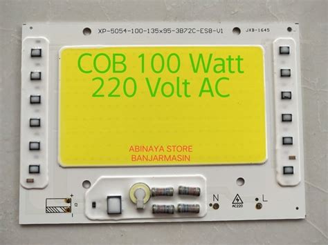 Jual Hpl Watt V Ac High Power Led Cob W Tegangan Daya Input