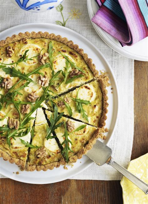 Leek And Goats Cheese Tart With Walnut Pastry Dish Dish Magazine