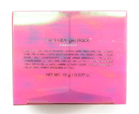 Melt Cosmetics Baby Girl Eyeshadow Stack Review Photos Swatches