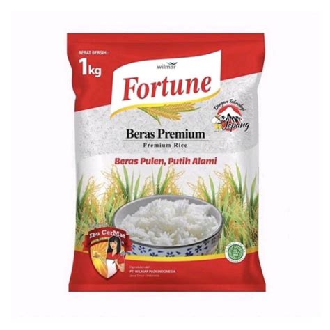 Jual Beras Fortune Sovia Fortivit Nk Kg Shopee Indonesia