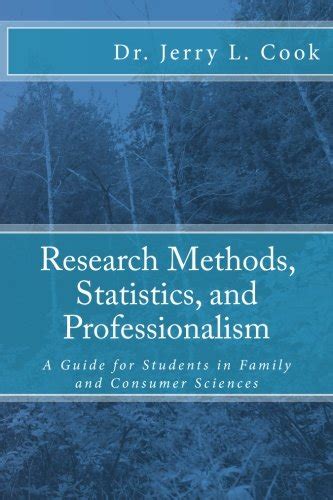 Research Methods Statistics And Professionalism A Guide For Students