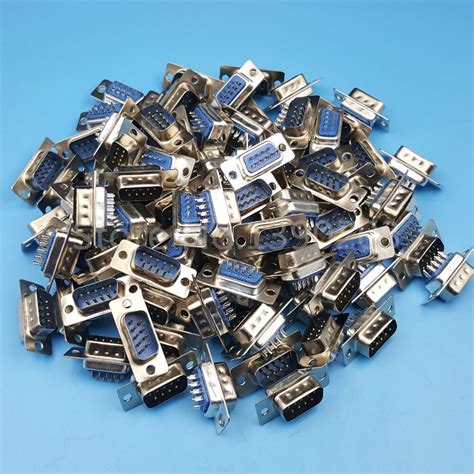 Pcs D Sub Db Male Rs Serial Port Row Pin Wire Solder Type