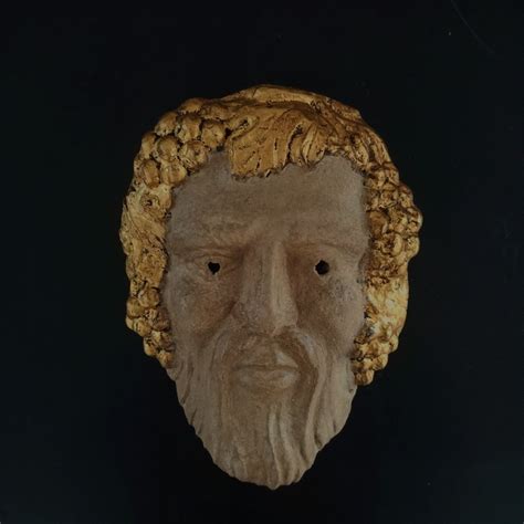 Sculpture Mask Bacchus 24 Cm Wood 1900 Approx Catawiki