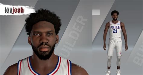 Joel Embiid Cyberface And Body Model By Losjosh For K