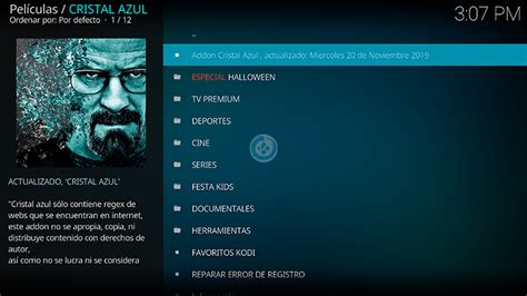 Cómo Instalar Addon Cristal Azul en Kodi Español Mundo Kodi