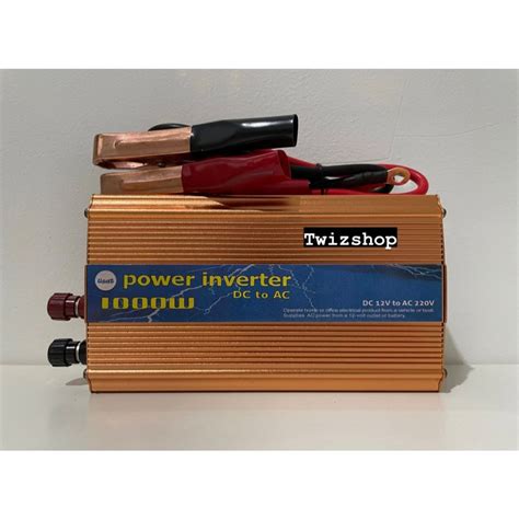 Jual Power Inverter 1000 Watt 12 Volt Inverter 1000w Dc 12v To Ac 220v Shopee Indonesia