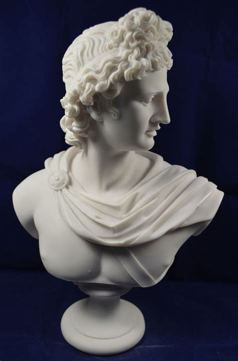 Apollo Sculpture Statue Ancient Greek God Of Sun And Poetry Etsy