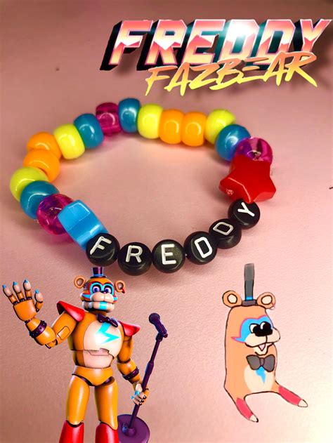 Five Nights At Freddys Security Breach Bracelets Kandi Pack Etsy