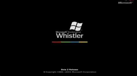 Windows Whistler XP Beta Tour Music YouTube