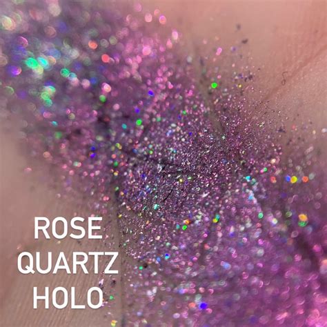 Rose Quartz Holo Chrome Pressed Pigment Single Bellabeautébar Llc