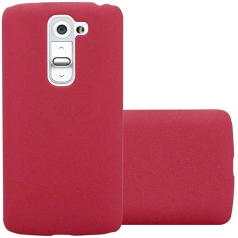 Cadorabo Hoesje Voor Lg G Mini In Frosty Rood Hard Case Beschermhoes