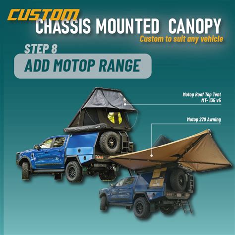 Custom Chassis Mount Canopies Tailored For Your Vehicle Mw Toolbox Qld