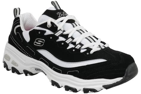 Skechers D Lites Biggest Fan 11930 BKW Damskie Sneakersy Czarne