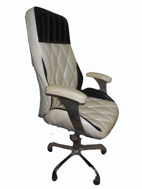 Pu White High Back Office Chair At Rs 6500 In Deoghar Id 15418265548