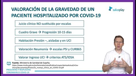 Valoraci N De La Gravedad De Un Paciente Hospitalizado Por Covid