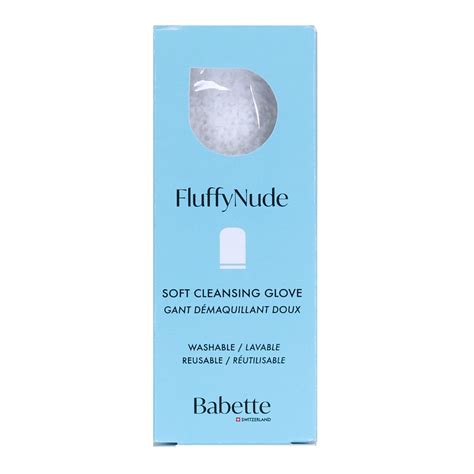 Fluffynude Gant Doux D Maquillant Et Nettoyant Exfoliant De Babette