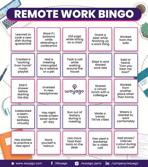 Get To Know You Bingo For Work