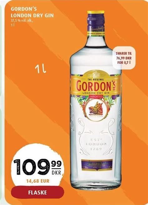 Gordon S London Dry Gin Tilbud Hos Scandinavian Park