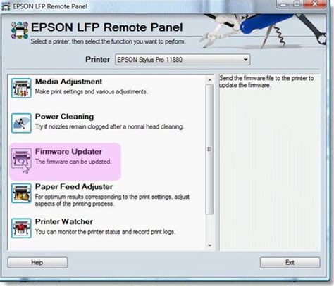 How To Update The Firmware Of The Epson Printer