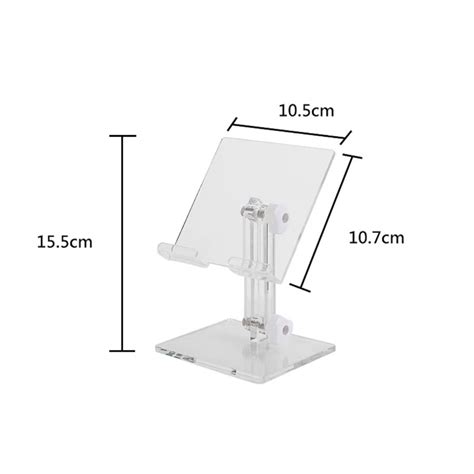 台灣現貨 ︎可調節透明壓克力手機架 手機支架平板支架「有感選物」 有感選物