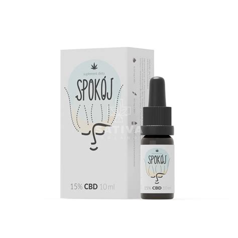 OLEJEK CBD SPOKÓJ 15 Kombinat Konopny Full Spectrum 1500 mg CBD 10